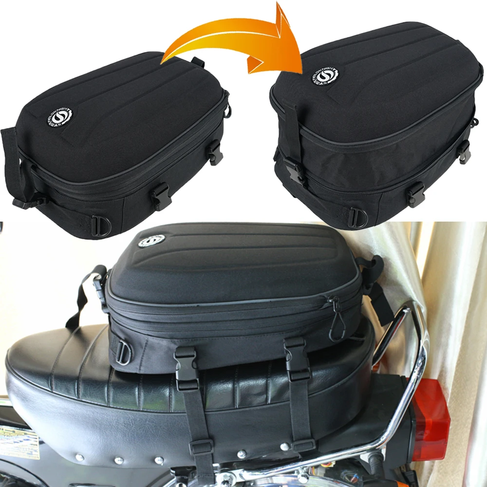 Многофункциональный бак мотоцикла сумка Водонепроницаемый заднего сиденья