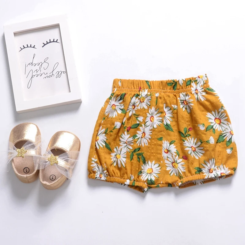 Одежда для малышей Новые летние детские штаны маленьких девочек хлопковые