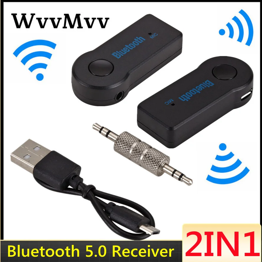 2 в 1 беспроводной Bluetooth 5 0 передатчик приемник адаптер 3 мм разъем для