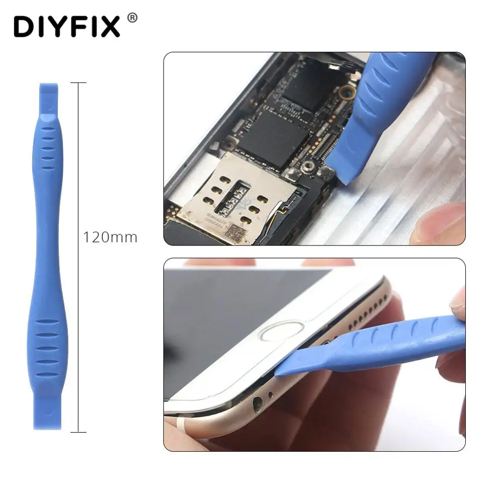 6Pcs Ufix Split Screen Heat Melting Bags Strip Disassemble Tool For iPhone Remover Melt Adhesive With Knife Pry Card | Инструменты
