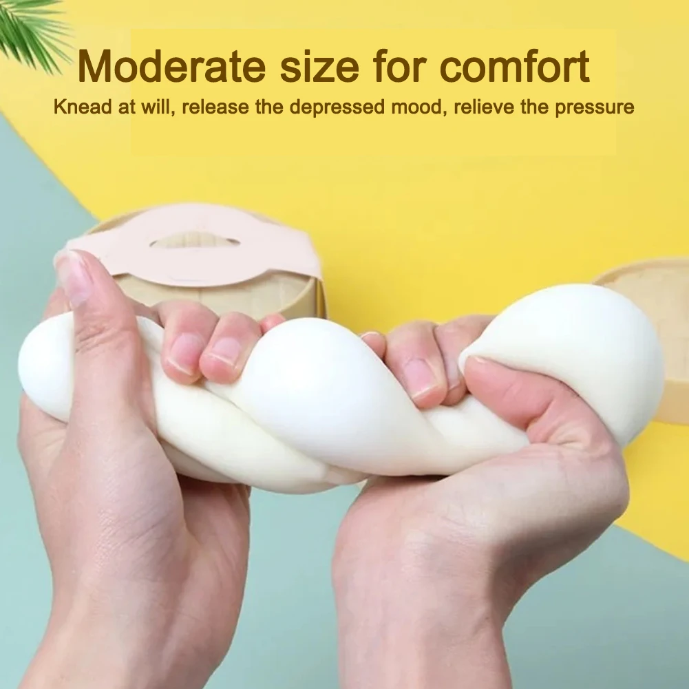 

Steamed Stuffed Bun TRP Kids With Steamer Decompression For Adults Simulation Squeezed Slow Rebound Teenagers Stress Relief Toy