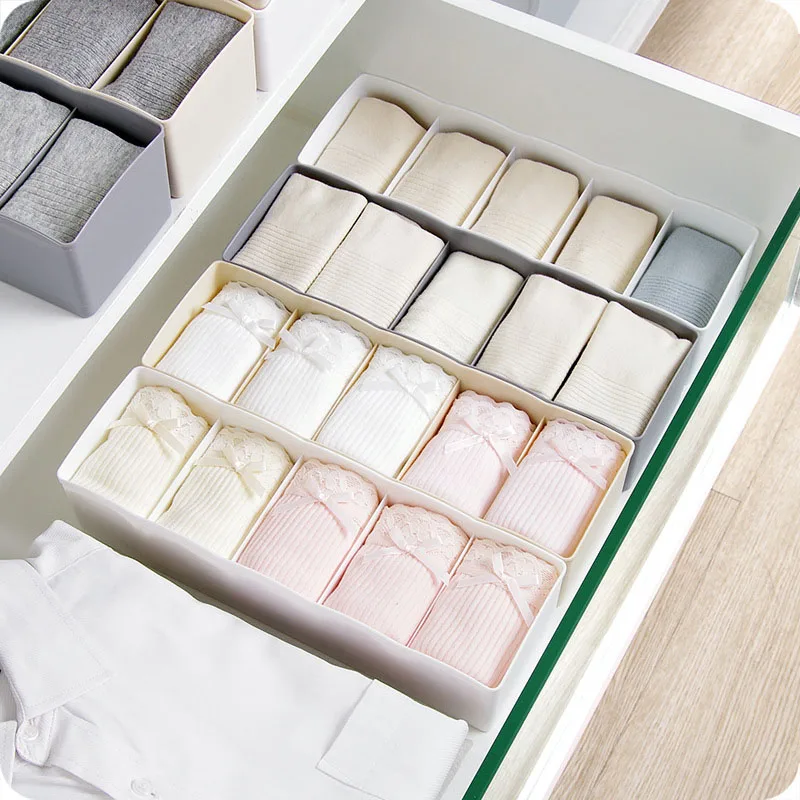 5 сеток корзина для хранения шкаф Органайзер женщин и мужчин коробка носков