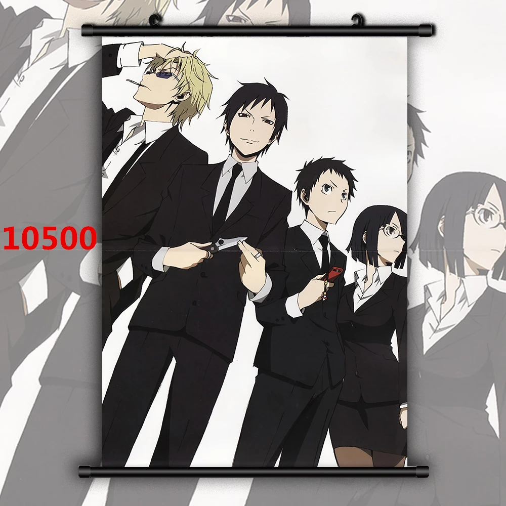 WTQ холст живопись аниме постеры DURARARA! Izaya Shizuo Celty Anri Аниме Манга Декор настенное