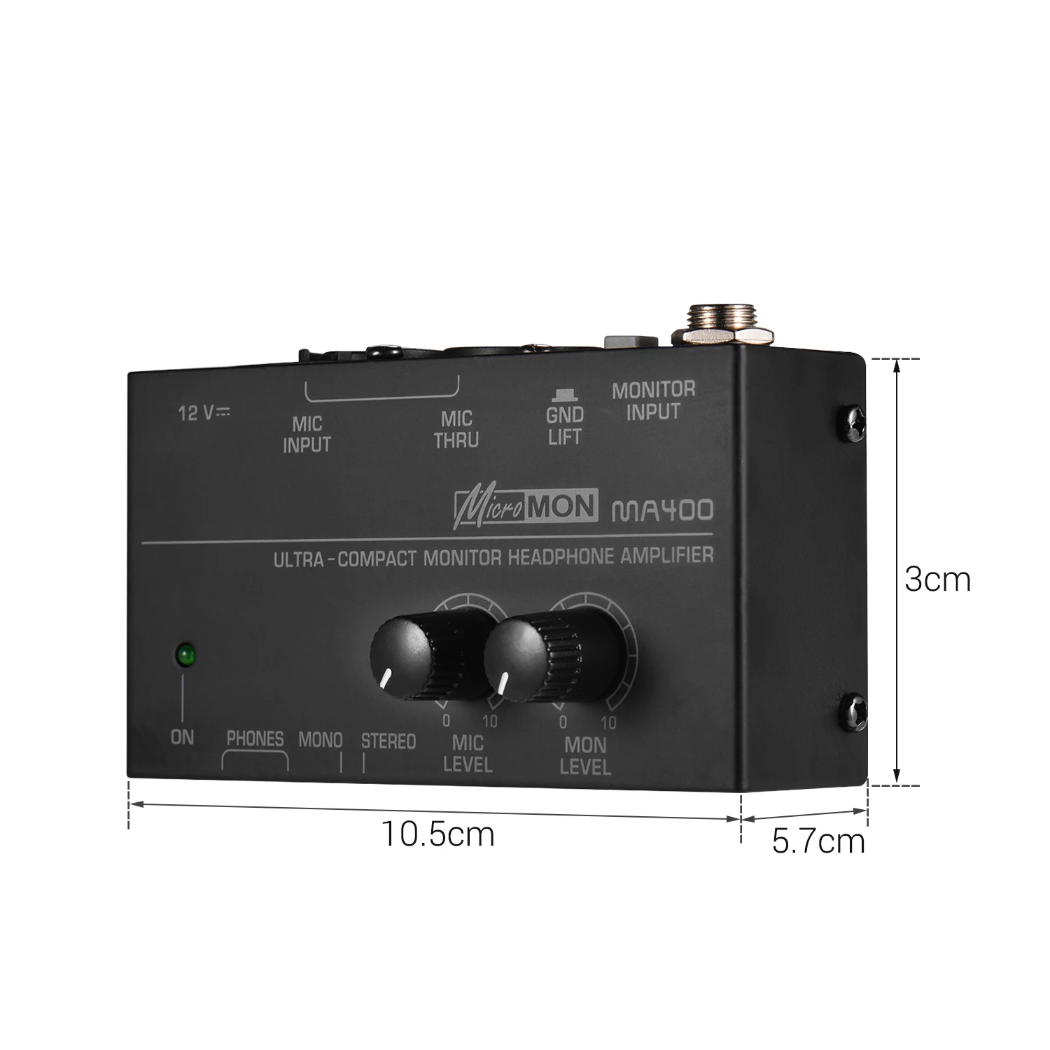 Сверхкомпактный усилитель для наушников с микрофоном XLR входное напряжение 6 35 мм