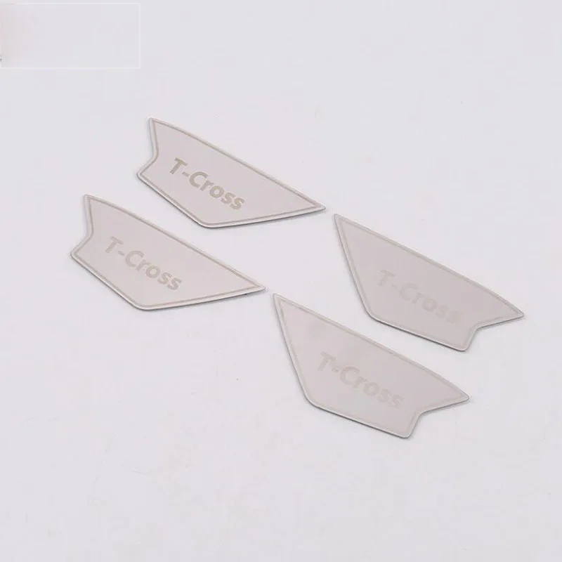 4 шт. Автомобильная внутренняя дверная ручка Накладка наклейка для Volkswagen VW T CROSS 2019