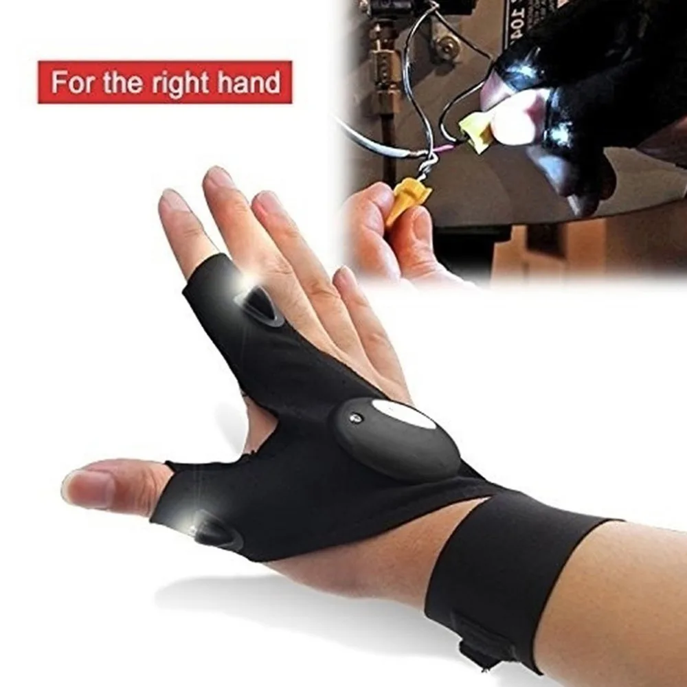 

Glove LED Flashlight Nighttime Repair Rescue Tool For Mazda 3 6 CX-5 Honda Fit CRV Jeep Wrangler Grand Subaru Impreza XV