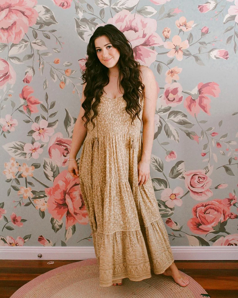 AYUALIN платье на бретелях для женщин без рукавов пляжное цыганское длинное летнее