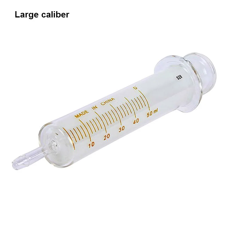 Стеклянный шприц стеклянный многоразовый пробоотборник 50 мл диспенсер для