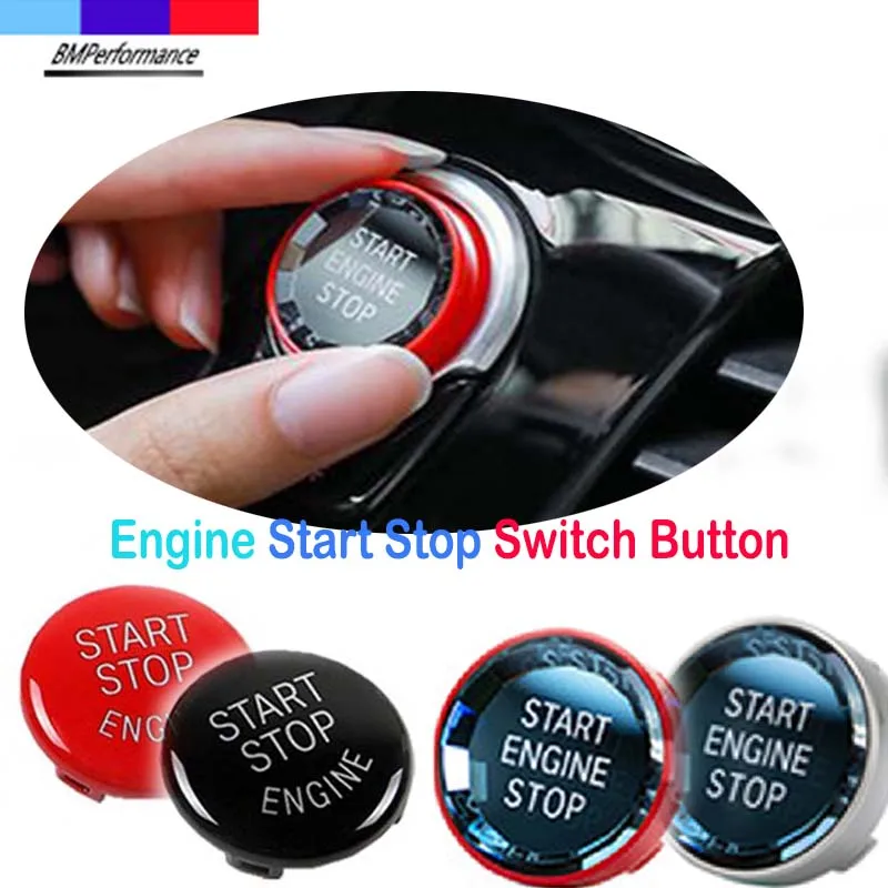 Хрустальные характеристики для BMW вся серия 5 E39 E60 E61 F07 F10 F11 F18 G30 G31 G38 Автомобильный ключ кнопка включения и остановки двигателя