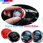 Хрустальные характеристики для BMW вся серия 5 E39 E60 E61 F07 F10 F11 F18 G30 G31 G38 Автомобильный ключ кнопка включения и остановки двигателя