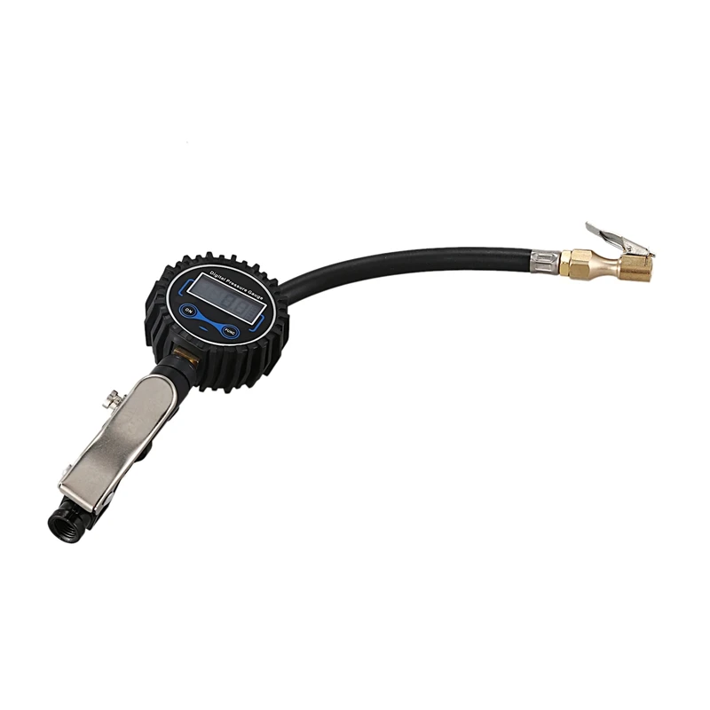 Цифровой манометр для шин 200PSI ЖК-дисплей воздушный компрессор насос быстрое