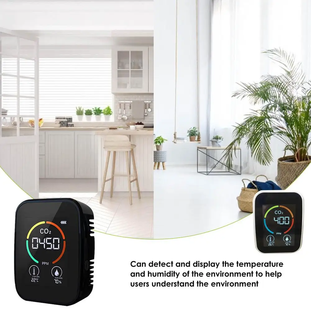 Датчик углекислого газа детектор контроля воздуха для теплиц складов качества