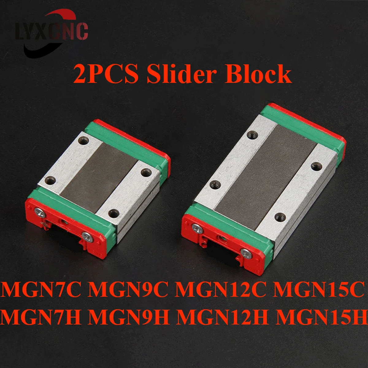 

3D Printer CNC Parts MGN7C MGN7H MGN9C MGN9H MGN12C MGN12H MGN15C MGN15H Carriage Block For MGN Miniature Linear Rail Slide