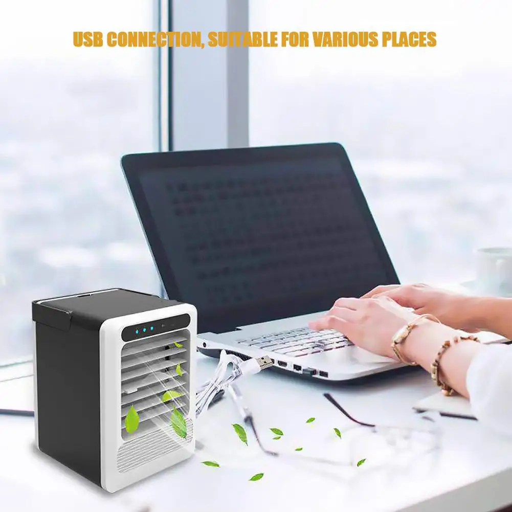 Новый портативный автомобильный вентилятор охлаждения воздуха бесшумный