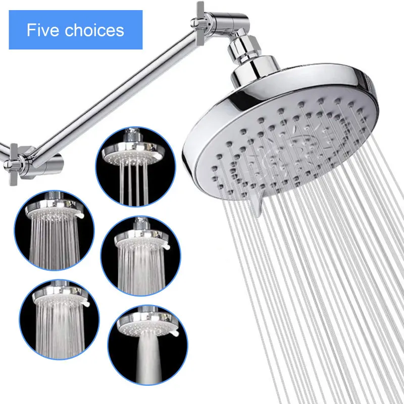 

11 дюймов Расширение держатель для душа твердая латунь шатун Регулируемый угол наклона настенный кронштейн Для ванной комнаты Аксессуары