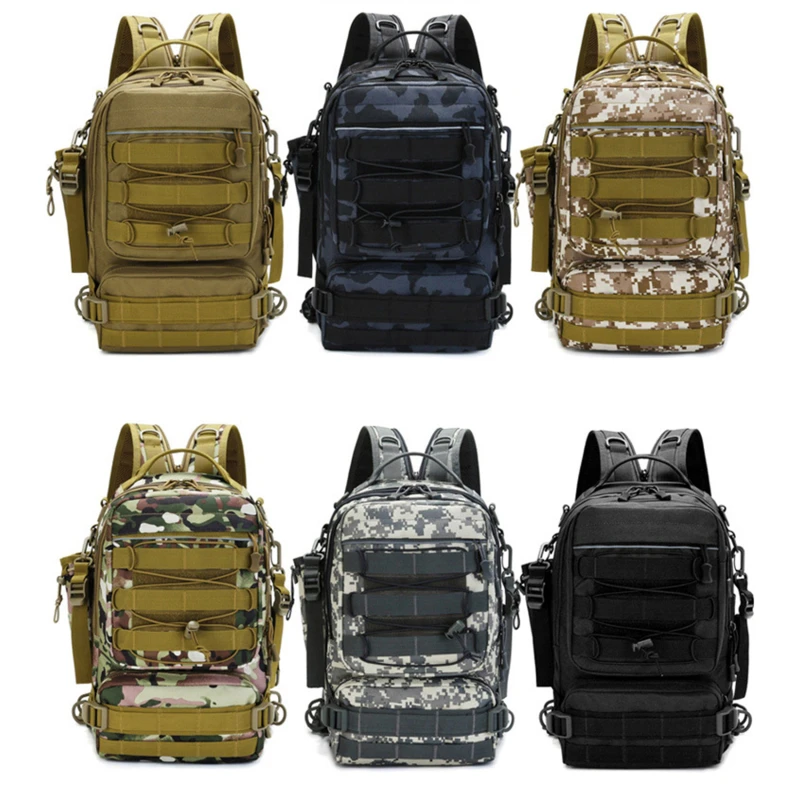 

New Outdoor Sport Camping Bags Large Climbing Hunting Tactical Military BackpackOutdoor Travel Men Waterproof Fishing Backpack