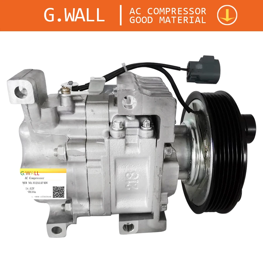 Auto AC Compressor For Mazda 6 2.0 2002 Air Conditioning GJ6A-61-K00C H12A1AF4DV H12A1AF4DW H12A1AK4D | Автомобили и мотоциклы