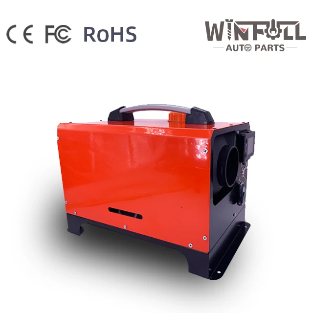 Низкий уровень шума Новый портативный воздушный отопитель 5 кВт 12 В все-в-одном