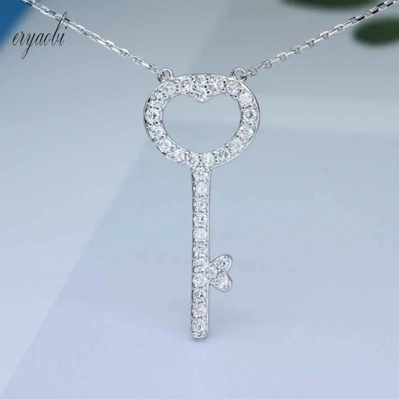 Модное креативное ожерелье для ключей с микро инкрустированным цирконием