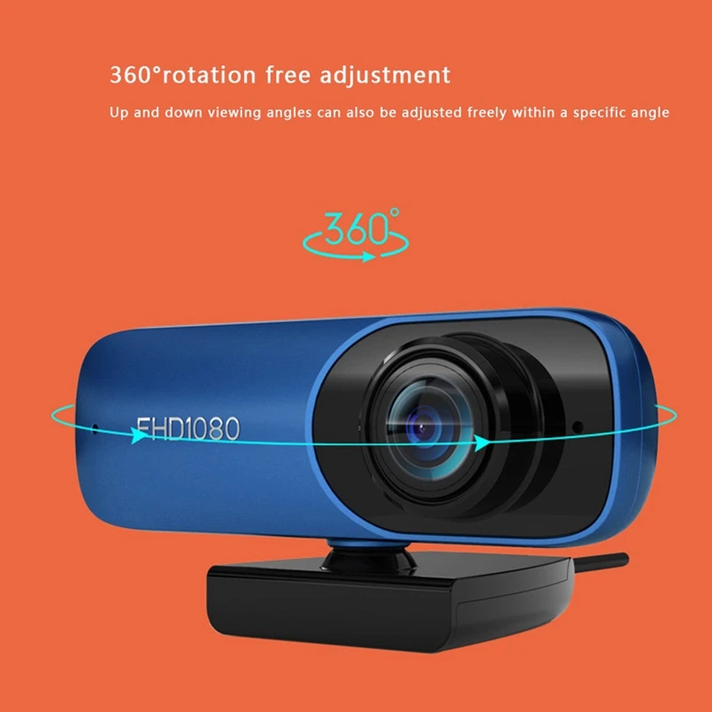

AU42 -Built in Digital Microphone 8 Million Auto Focus USB Class Webcam 1080P Network HD Live Computer Camera Drive Free