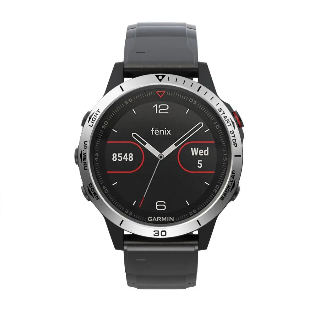 C4 Безель, кольцо, умные аксессуары для Garmin Fenix 5 5X3 3HR, браслет для часов, клейкая крышка, металлическое кольцо с защитой от царапин, Безель - Цвет: C4