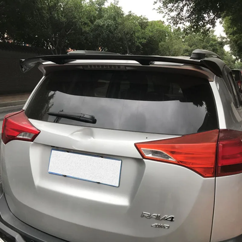 

CEYUSOT For Toyota RAV4 Universal Roof Spoiler WING ABS Material Car Window Rear Lip Black Tail Fin Refit Accessories 2008-2018