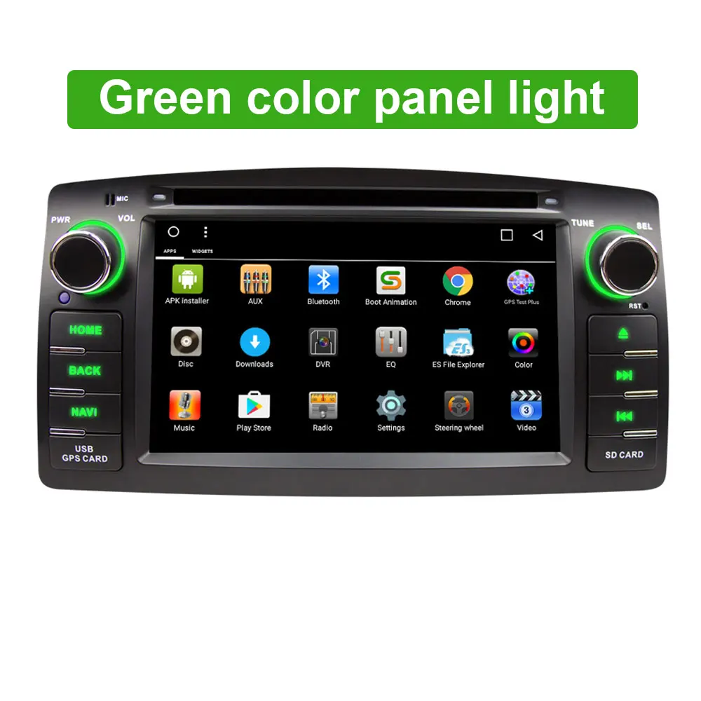 Eunavi 2 Din Автомобильный dvd плеер на основе Android Стерео GPS для Toyota Corolla E120 Byd F3