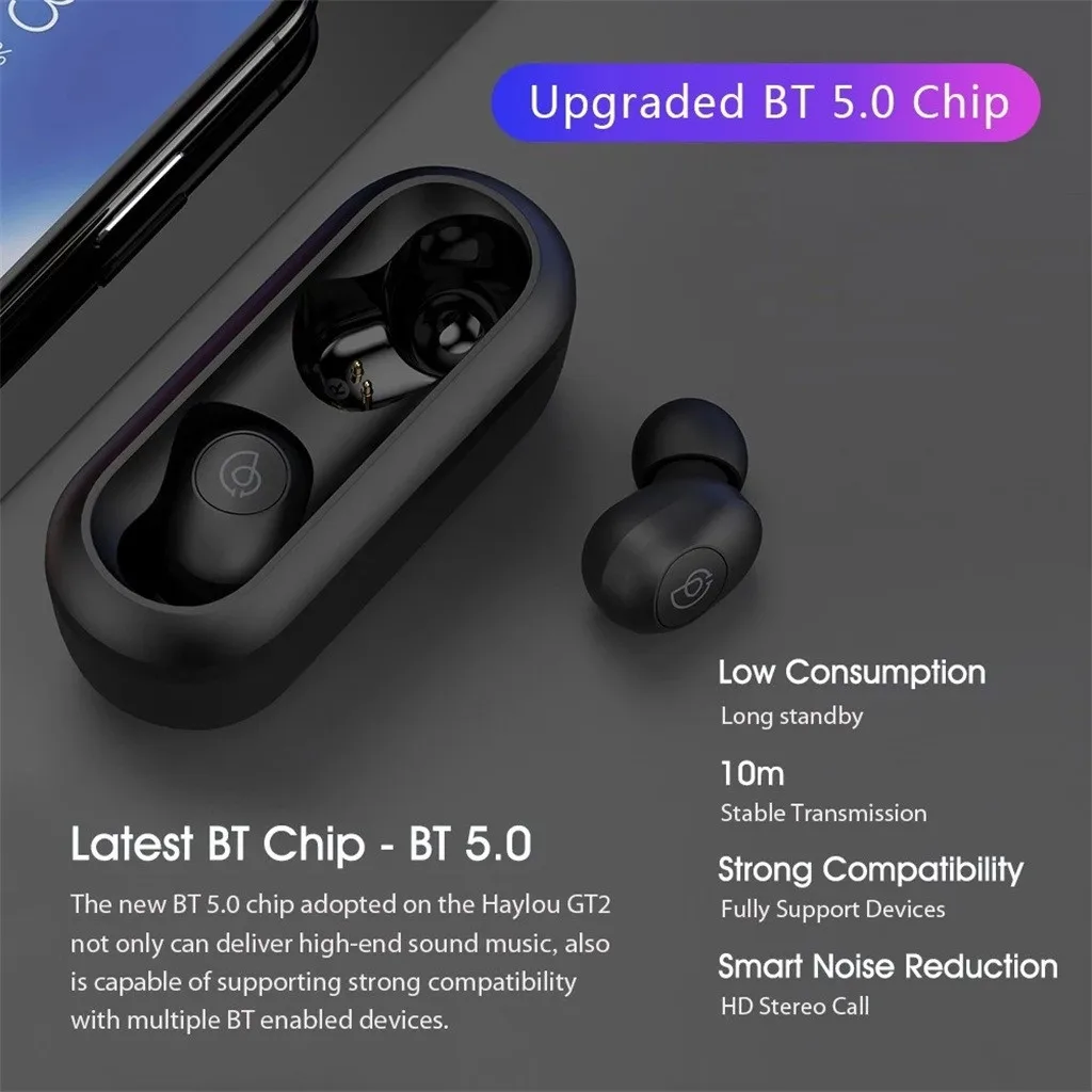 TWS стереонаушники с поддержкой Bluetooth 5 0 и микрофоном|Наушники гарнитуры| |