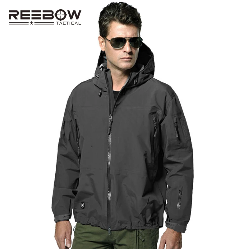 Мужская тактическая куртка REEBOW водонепроницаемая ветрозащитная в стиле