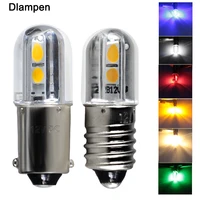 new super mini led bulb e10 ba9s t4w 6v 12v 24v 36v 48v 110v 220v indicator lights warning light signal energy saving lamp