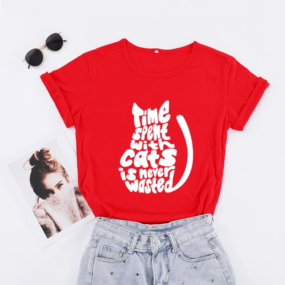 

Женская футболка с буквами, Модная креативная футболка с буквами, футболка из 100% хлопка с круглым вырезом для отдыха