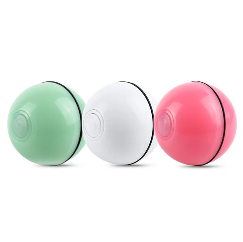 LED Auto Rolling Flash Ball Amusing Toy Wicked Pet's Joy Electric Pets Chasing Interactive Pet Cat Jumping Toys | Дом и сад