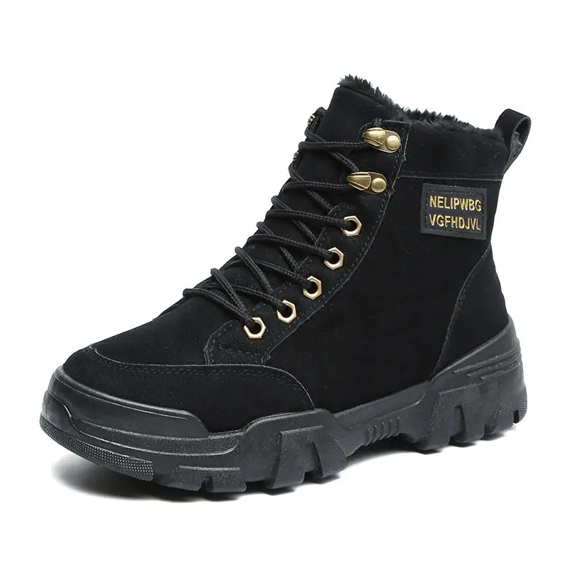

Boots Women Winter Ankle Boots Snow Lined Booty Warm Comfortable Ankle Boots Women Fashion Non-slip Winter Shoes 2021 Ladies