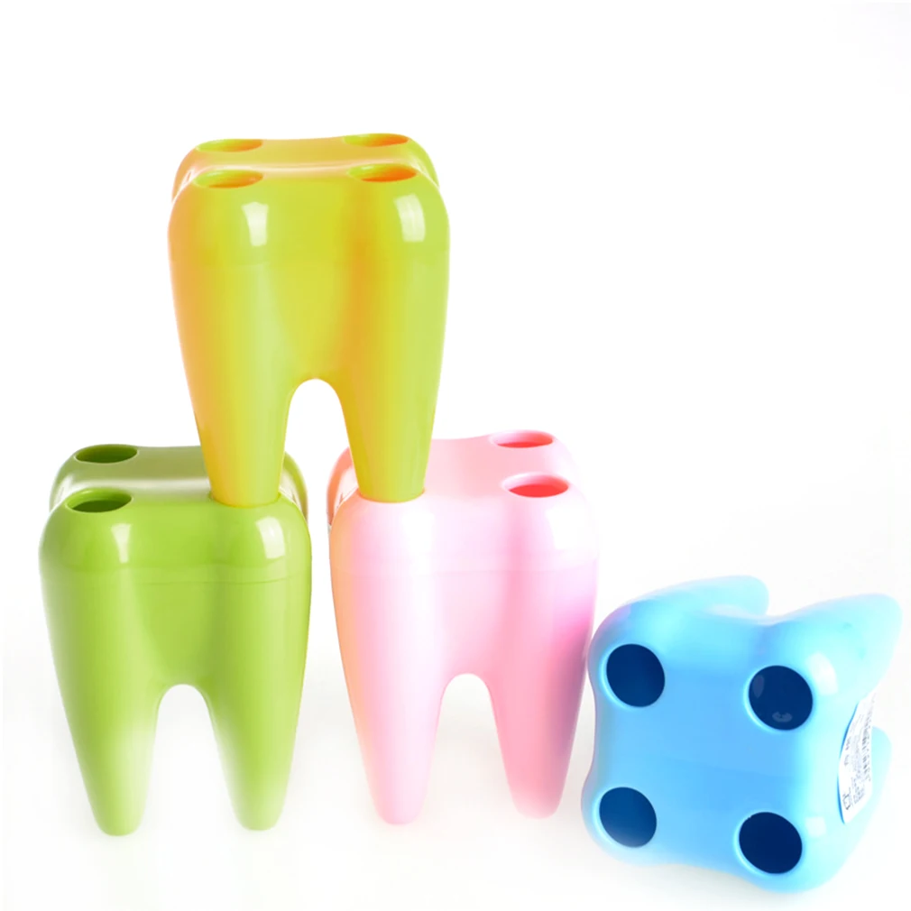 Горячая мультяшная Милая 4 отверстия зубная стильная щетка держатель подставка