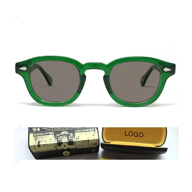 Солнцезащитные очки Мужские Женские брендовые винтажные ацетатные высокого