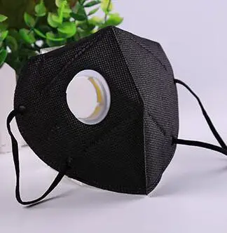 black-5pc 24 г/шт. пыленепроницаемый PM2.5 маска, дышащий, анти-бактерий, маска для лица, мягкие Портативный Анти-туман складывающаяся одноразовая дом чистым маска, 2/5/10 шт - Цвет: black-5pc