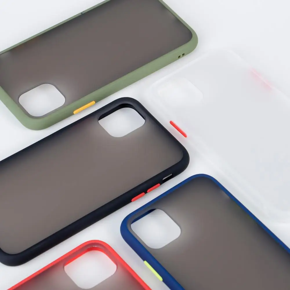 QMXD модный контрастный цвет матовый чехол для телефона iPhone 11 Pro X XR XS Max 7 8 Plus 2019