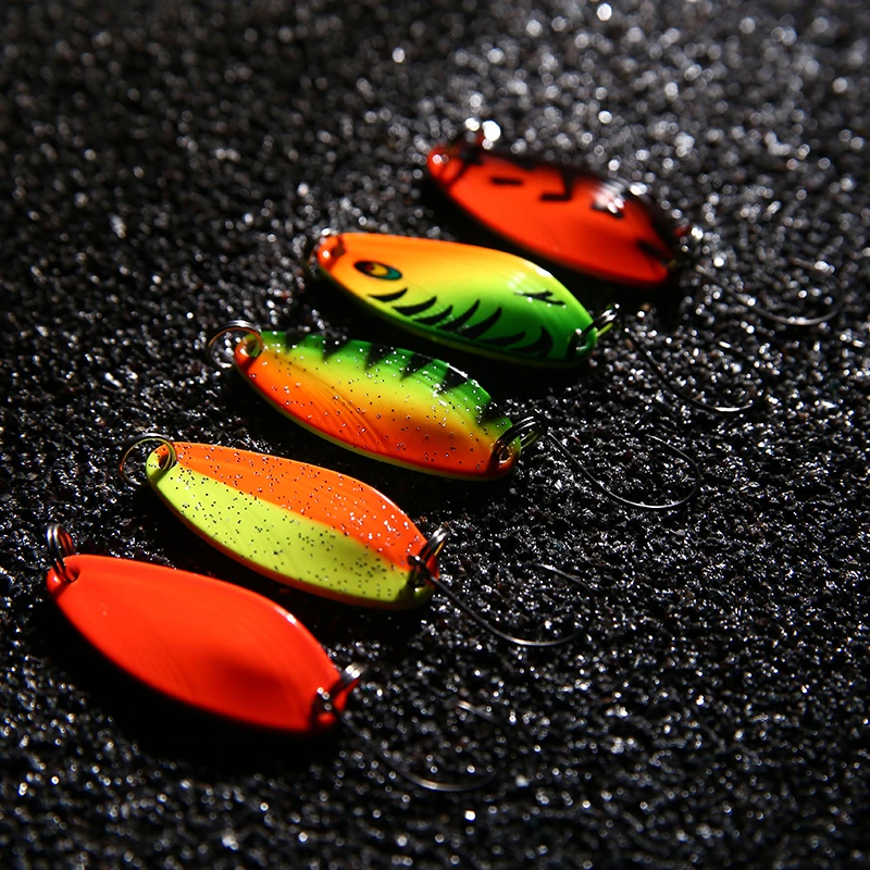 Рыболовные приманки с блестками форель Окунь и Chub набор из 5 штук искусственная