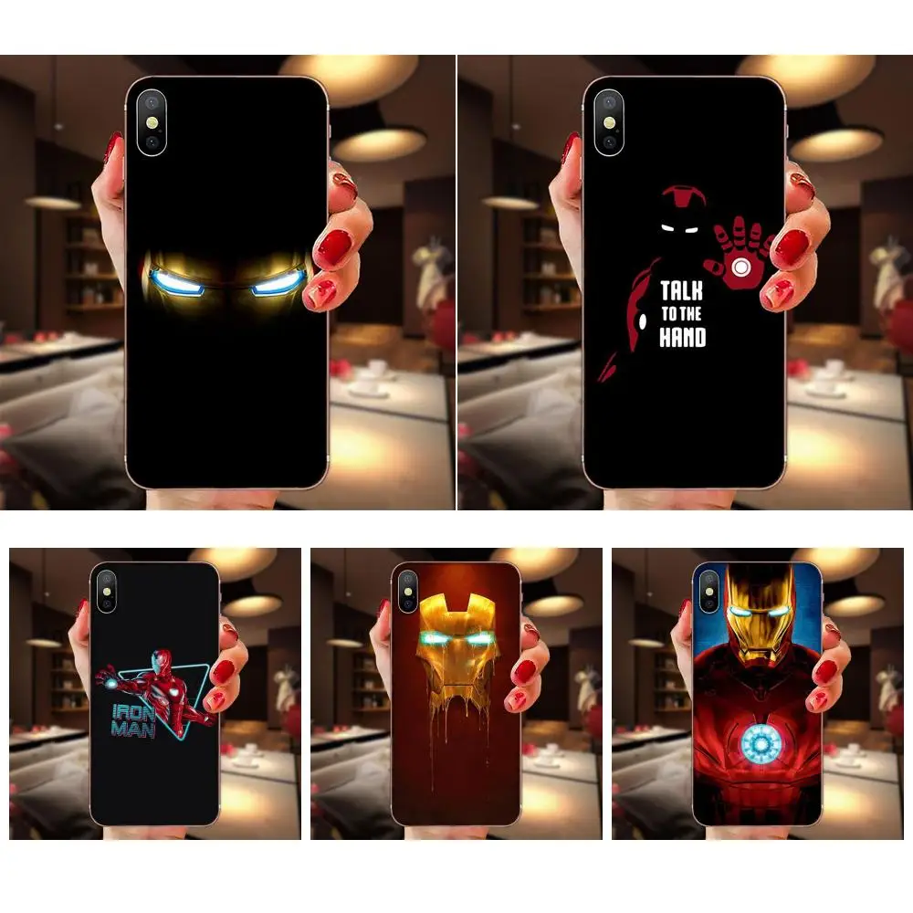 С принтом Железный человек с героями комиксов Марвел для huawei Nova 2 V20 Y3II Y5 Y5II Y6 Y6II Y7 Y9