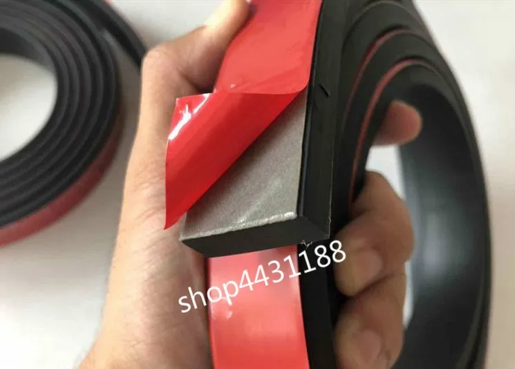 Резиновая уплотнительная лента длина 1 м 3 мм/5 мм для боковых дверей и окон