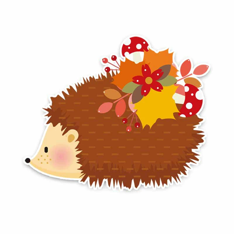 

Pretty Hedgehog Style Car Sticker Accessories Vinyl PVC 15cmx13cm Motorcycle Waterproof Windshield Car Window Styling Decal