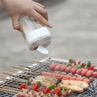 Новинка раскладная банка для приправ 4 в 1 Прозрачная уличная пластиковая посуда для барбекю кухонный прибор Бесплатная доставка