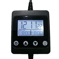 aquarium led light controller dimmer modulator with lcd display for fish tank