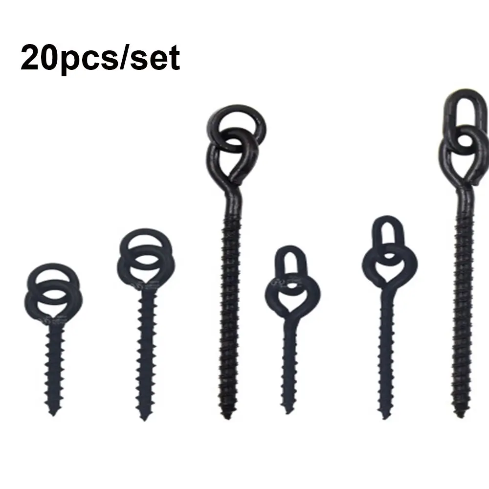 

20pcs Protable Tool European Plastic Fishing Boilie Chod Screw Bait Stop Carp Pop Up Peg Pellet Holder