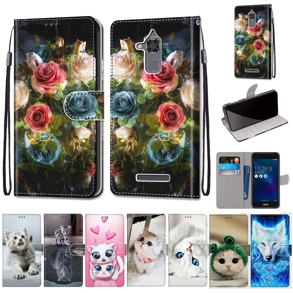 Откидной Чехол для Asus Zenfone 3 Max ZC520TL чехол 5 Lite ZC600KL бумажник с магнитной застежкой