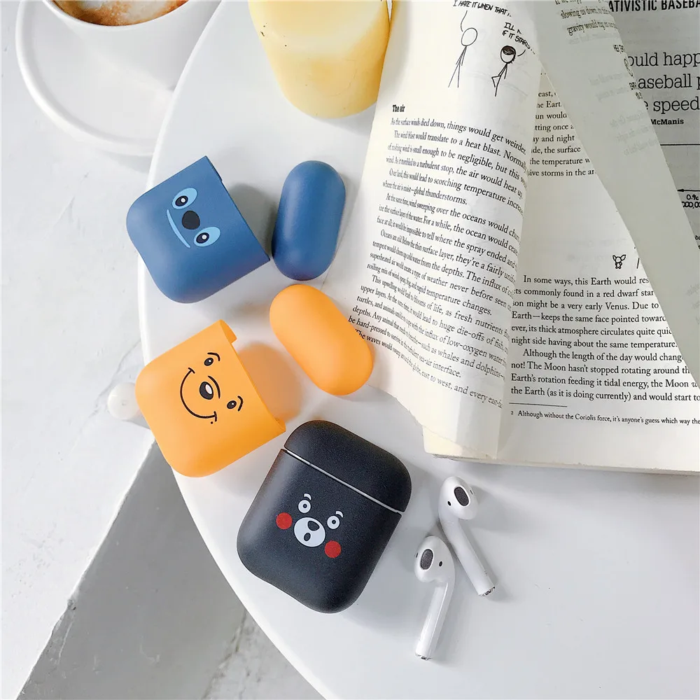 Милый мультфильм беспроводные наушники mate чехол для Apple AirPods 2 зарядки наушники Scurb чехол для Airpods защитный чехол