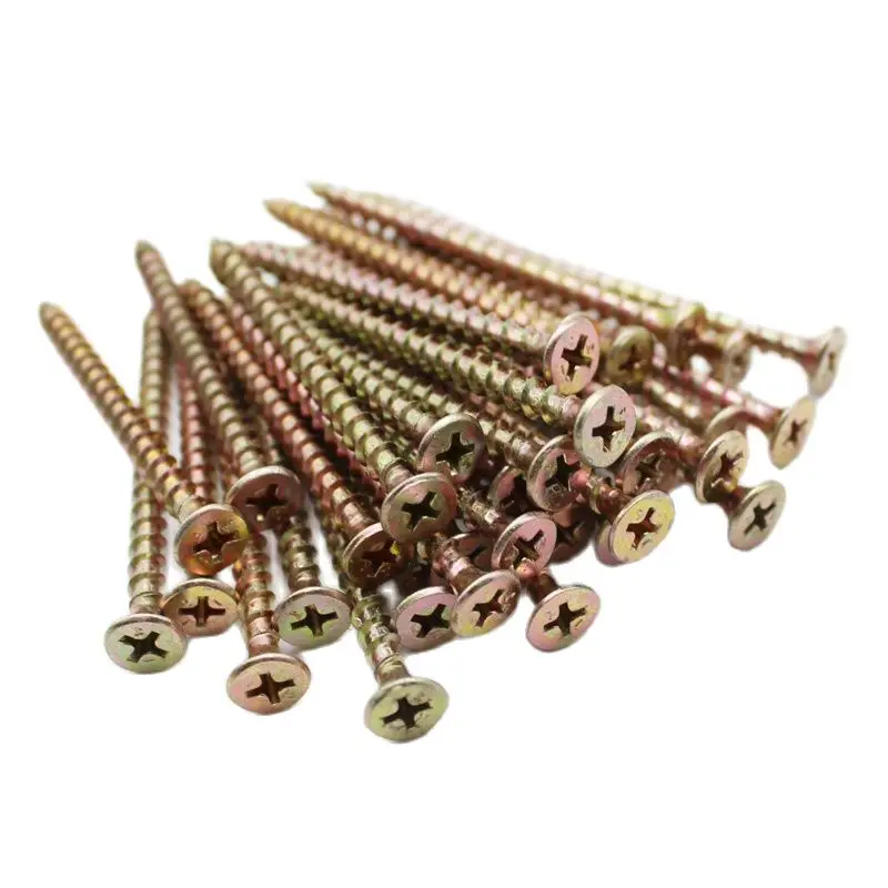 

50pcs M3.5/M4/M5/M6 Zinc Plated Steel Self Tapping Wood Screws