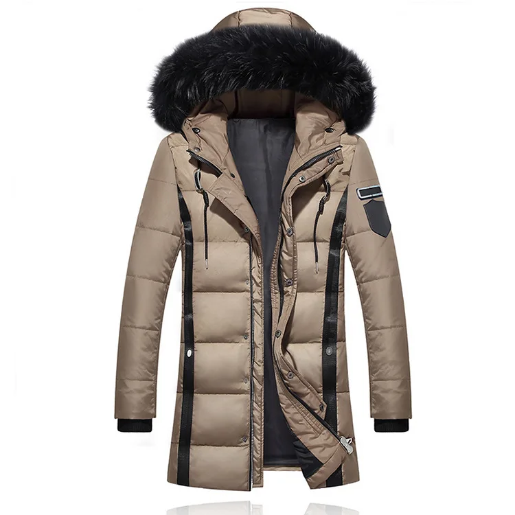 Спортивный и модный зимний мужской пуховик с капюшоном для девочек мужская