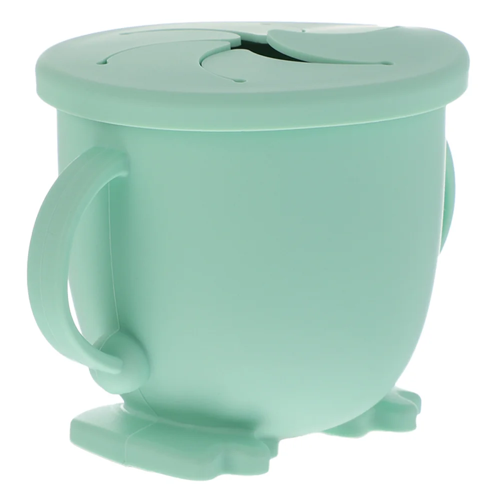 

Spill-Proof Snack Cup Toddler Baby Silicone Snack Container for Indoor Outdoor