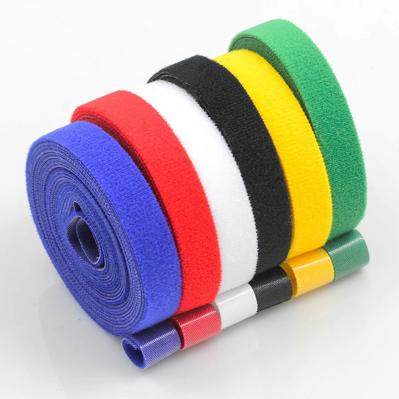 Самоклеящаяся лента нейлоновая застежка липучка для велькроса одежды без клея 1